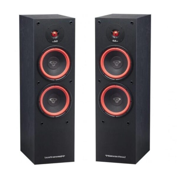 CERWIN VEGA SL-28 | COPPIA DIFFUSORI PAVIMENTO, Due Vie , 300 Watt Rms, Doppio Woofer 20cm