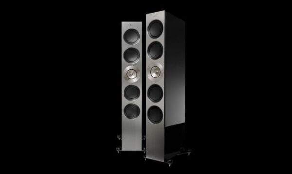 DIFFUSORI PAVIMENTO KEF THE REFERENCE 5 PIANO BLACK GLOSSY