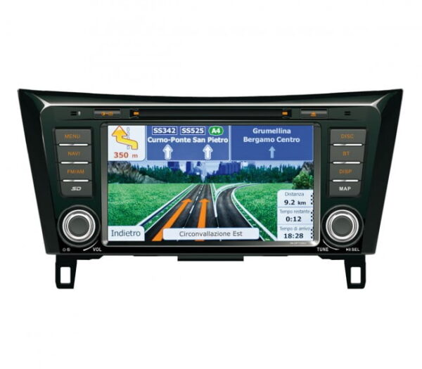 Autoradio Navigatore Bluetooth Nissan X-Trail-Qashqai MACROM M-OF7060