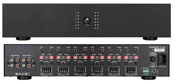 Finale Multicanale 12 x 50 watt SONANCE SONOAMP 12-50